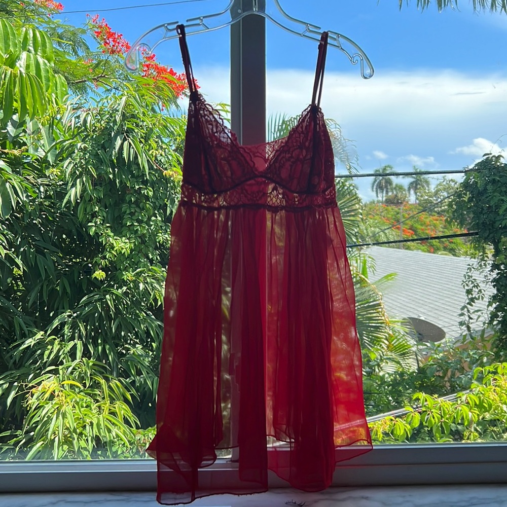 Babydoll style lingerie top